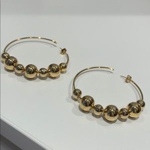 Costume gold hoops